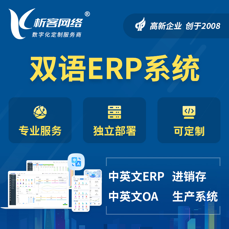 庆阳双语ERP系统